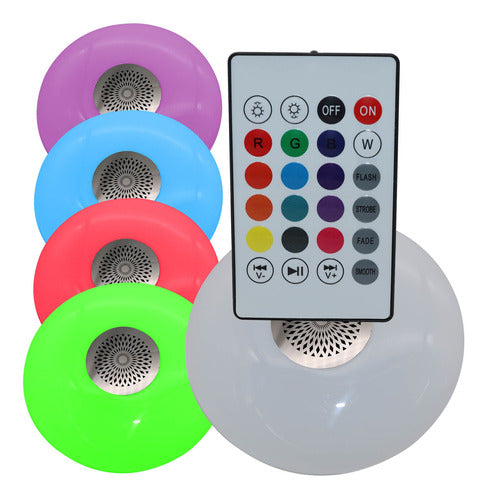 Lâmpada Musical Led Rgb Colorido Bluetooth Ul-d0612rgb-24w