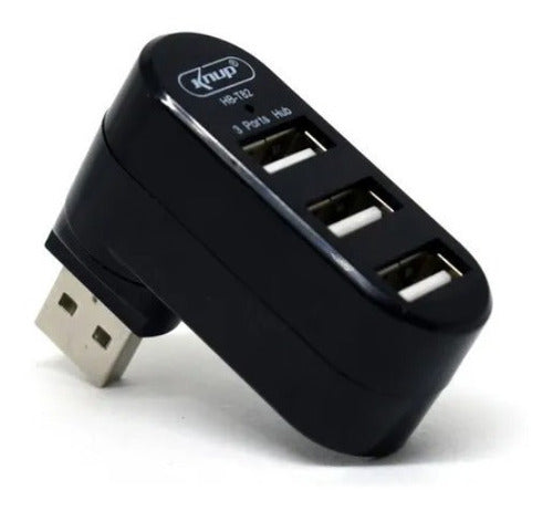 Mini Hub Usb 4 Portas Alta Velocidade 2.0 It-blue Le-5561