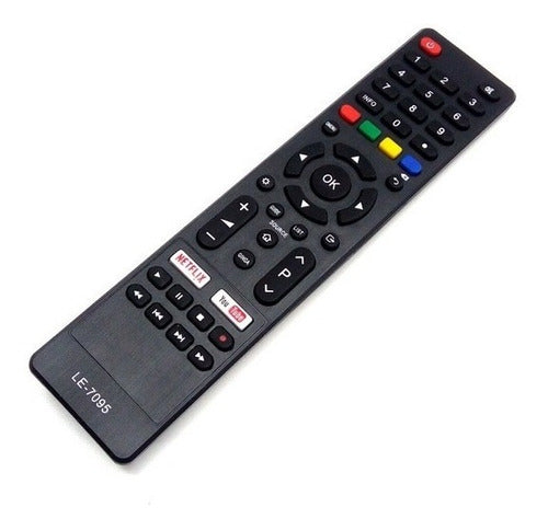 Controle Remoto Philco  Com Netflix/youtube   Le-7095