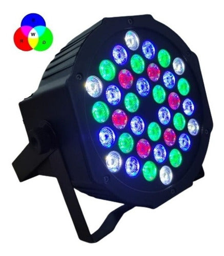 Refletor Canhão Festa Palcos Rgbw Strobo 36 Leds Lk-361