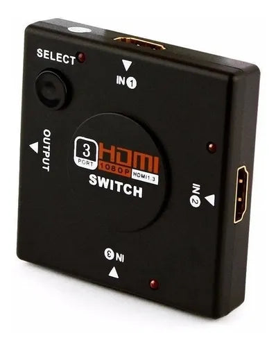 Adaptador Switch 3X1 Divisor 3 Portas 1080P Hdmi Mb Tech