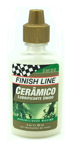 Óleo Lubrificante Corrente Finish Line Cerâmico Úmido 60ml