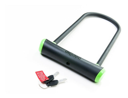 Cadeado Trava U-lock Onguard 8152 Chave Bike Moto Cores Neon